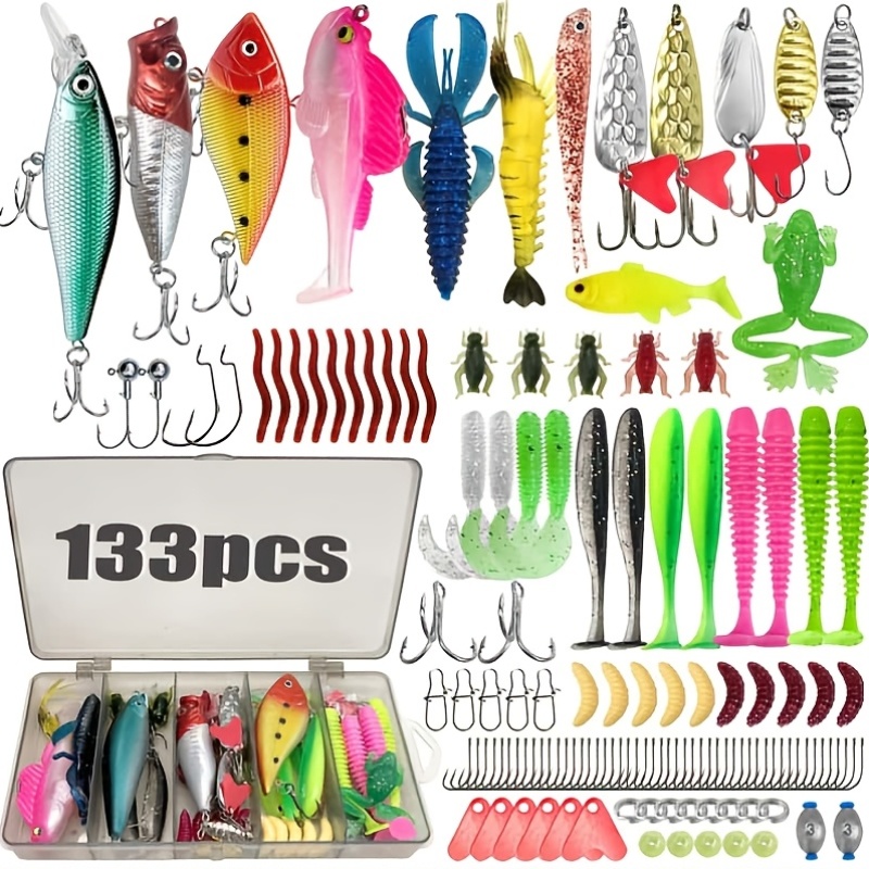 133Pcs Premium Fishing Lures T - Fishing Lure Jig recension och pris