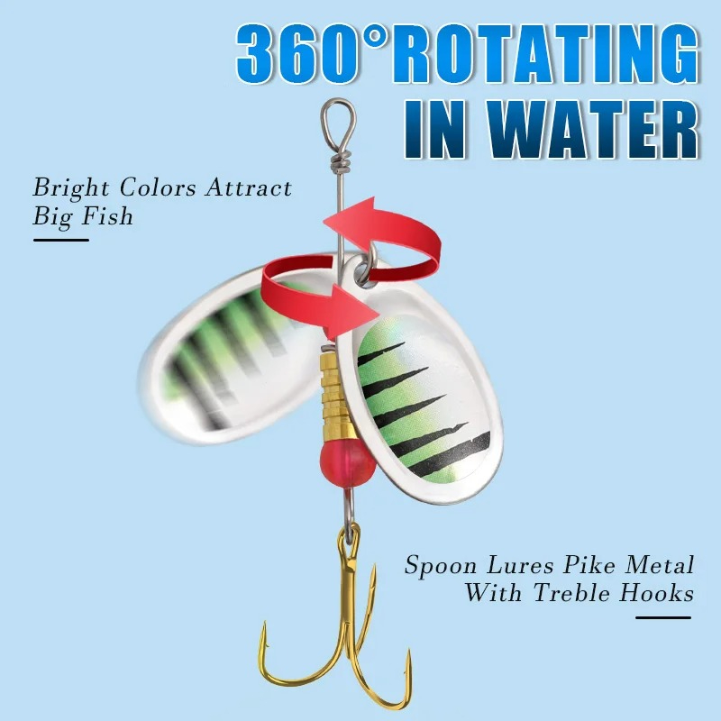 Newest Metal Spoon Spinner Fis - Fishing Lure Crankbait recension och pris