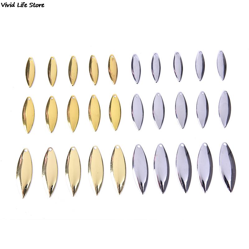 50pcs 45g/50g/75g Metal Willow - Fishing Lure Blade Bait recension och pris