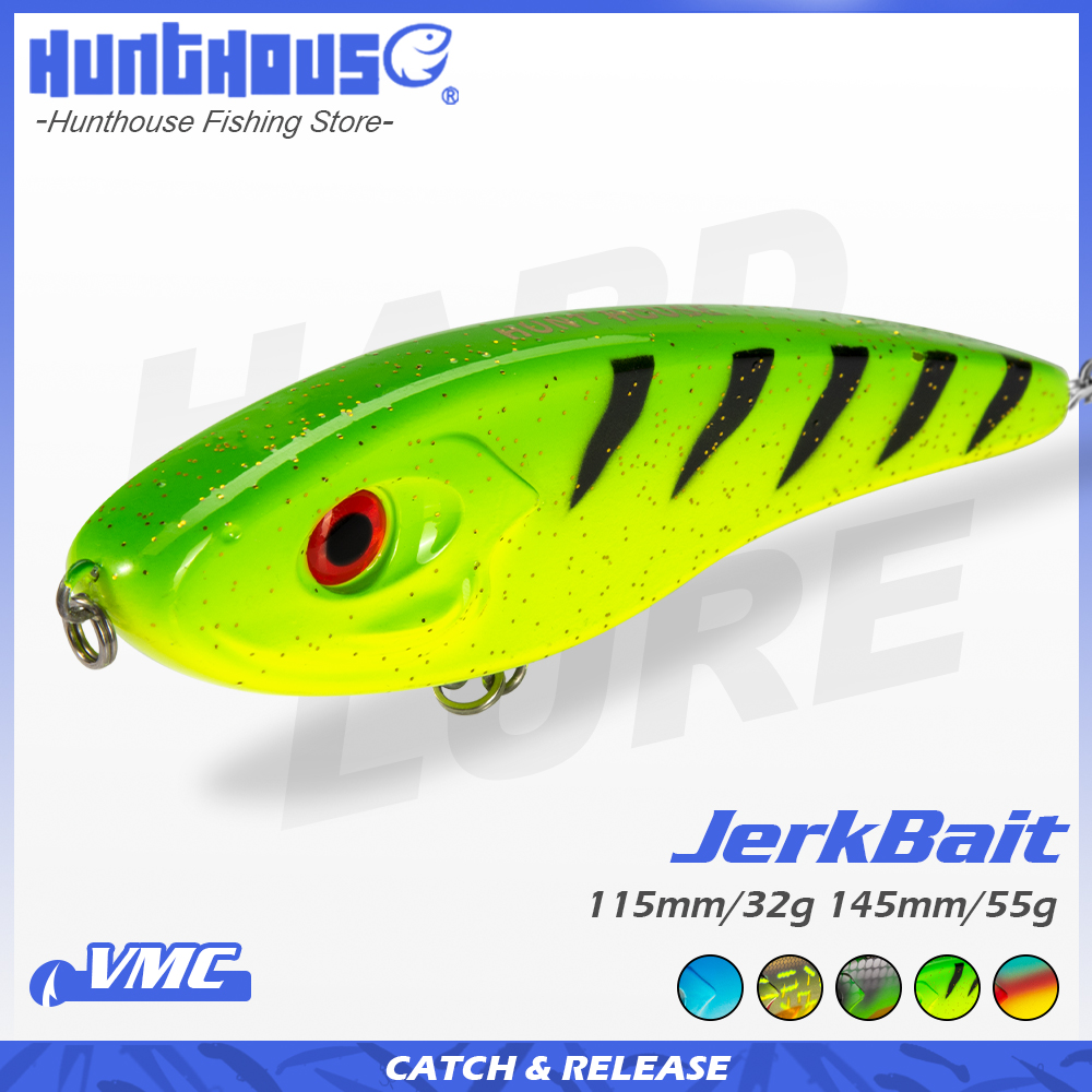 Hunthouse Jerkbait Musky Buste - Fishing Lure Jerkbait recension och pris
