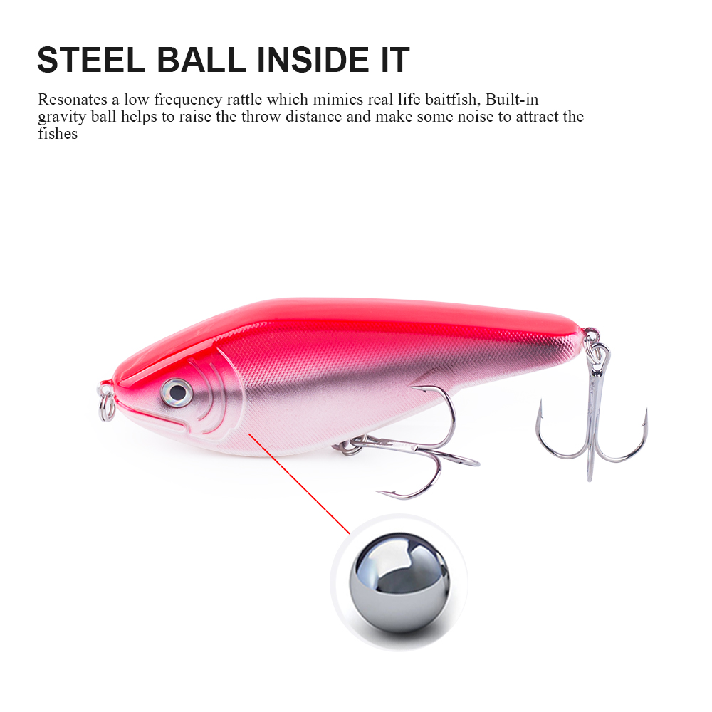 Hanlin NEW Glide Jerkbait 90mm - Fishing Lure Jerkbait recension och pris