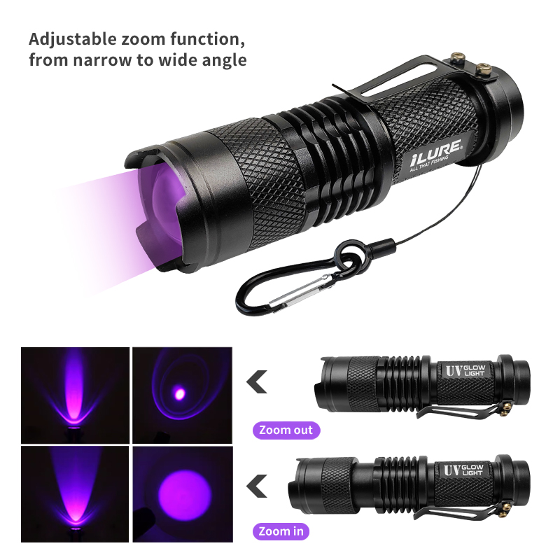 Mini UV Flashlight 395nm Ultra - Fishing Lure Kit recension och pris