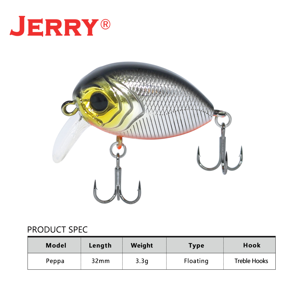 Jerry Peppa Wobbler Lure Float - Fishing Lure Crankbait recension och pris
