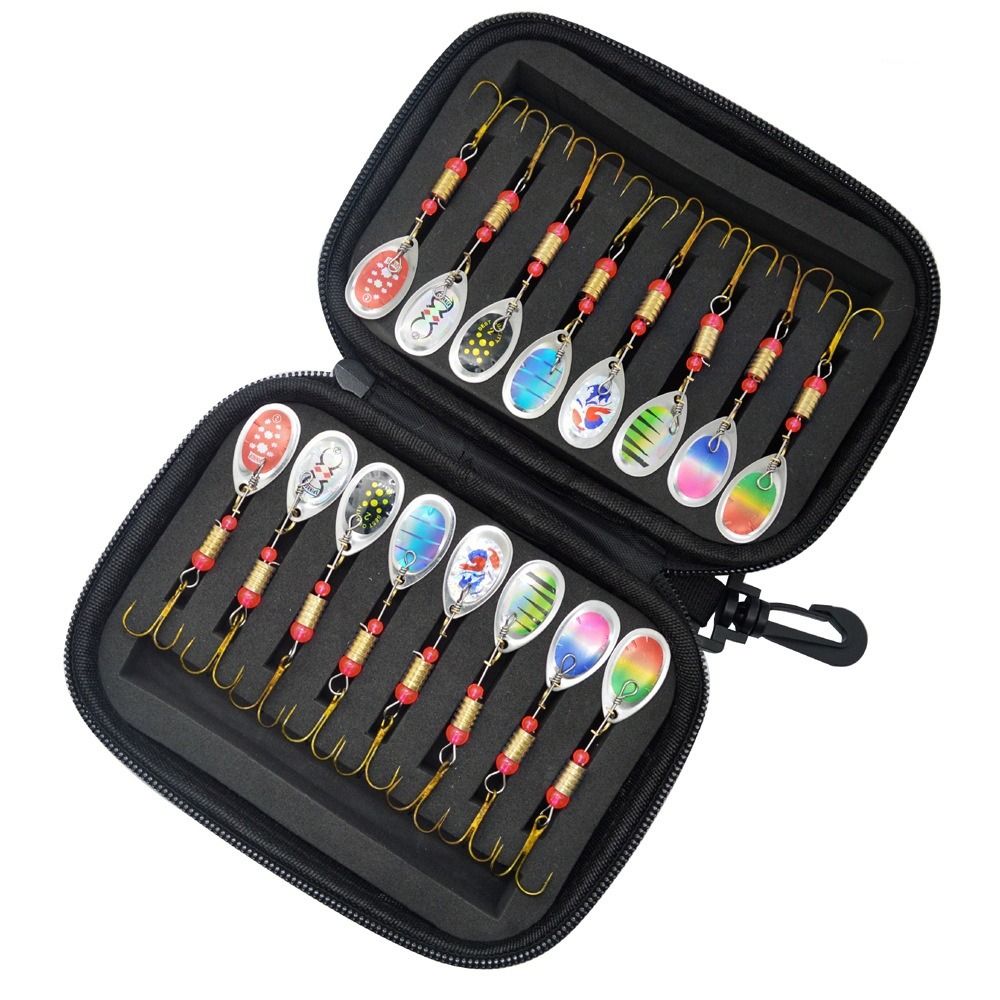Rotating Glitter Spinners Fish - Fishing Lure Jig recension och pris