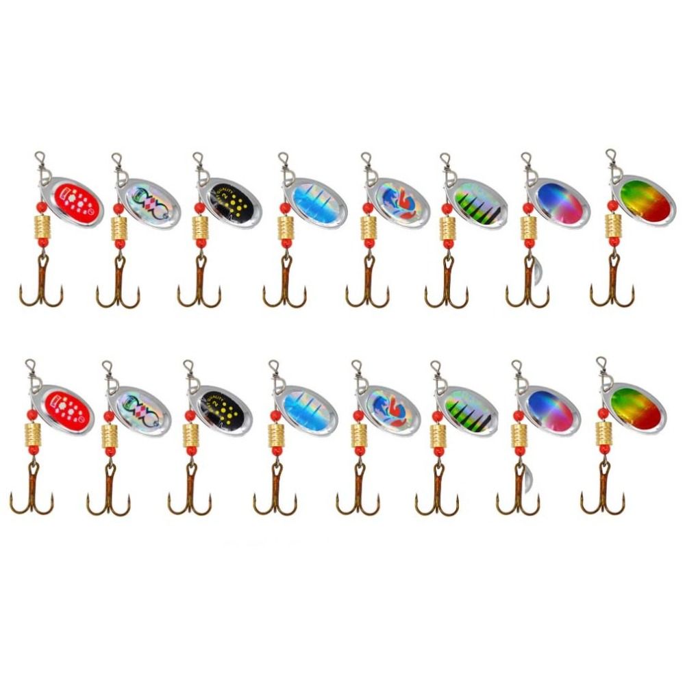 Rotating Glitter Spinners Fish - Fishing Lure Jig recension och pris