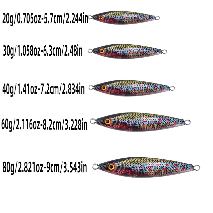 Metal Jig Lure With Spinning B - Fishing Lure Blade Bait recension och pris