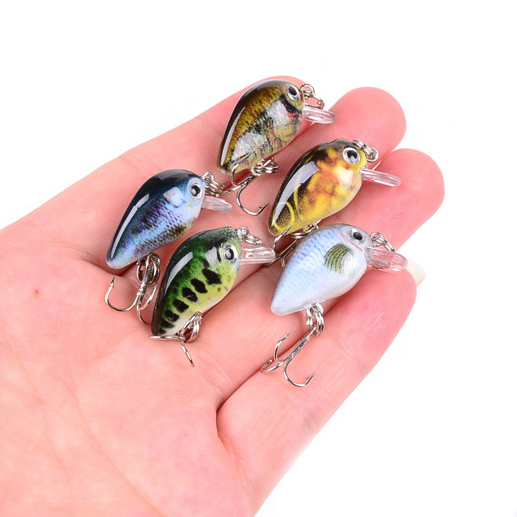 30mm 2g Crazy wobbler Mini Top - Fishing Lure Crankbait recension och pris